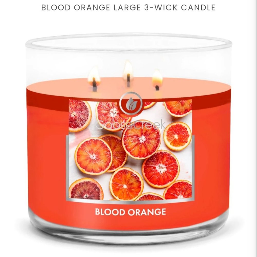 Blood Orange Scented 3-Wick Candle